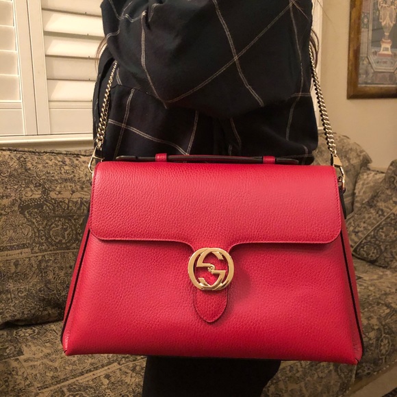 Gucci Interlocking G Satchel - Picture 2 of 13